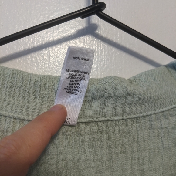 Bliss button down sleep top - Picture 2 of 3